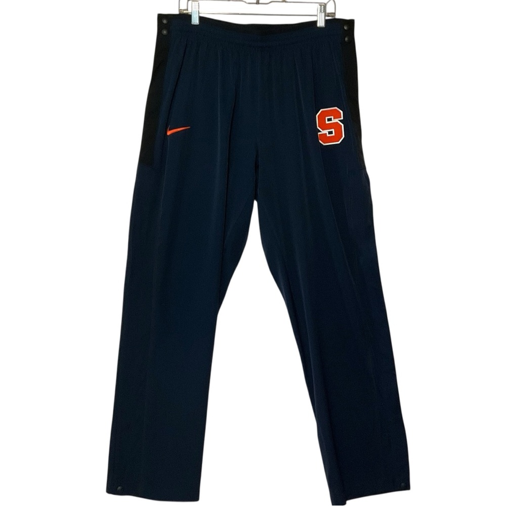 NIKE x SYRACUSE UNIVERSITY sz X Large Men’s Side Snap Pants Interior Drawstring